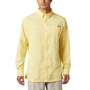 Columbia PFG Grander Marlin Woven Long Sleeve, Camisa Naranjas Para Hombre | 467081-LTW